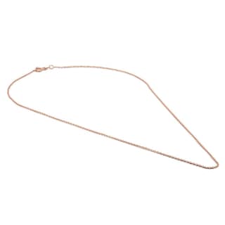 Foto 2 | Cadena Rolo Oro Rosa Italiano Sólido 14k 45 Cm