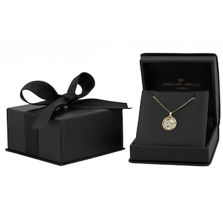 Foto 3 | Cadena Con Dije Bebe Medalla Espíritu Santo 1.2 Cm Oro 14k