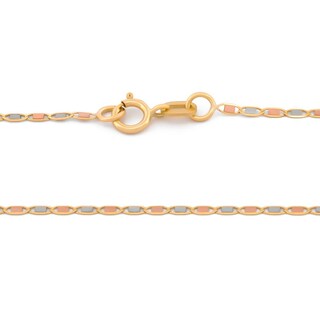 Foto 2 | Cadena Gucci Espejo Oro Sólido Florentino Italiano 10k 45 Cm