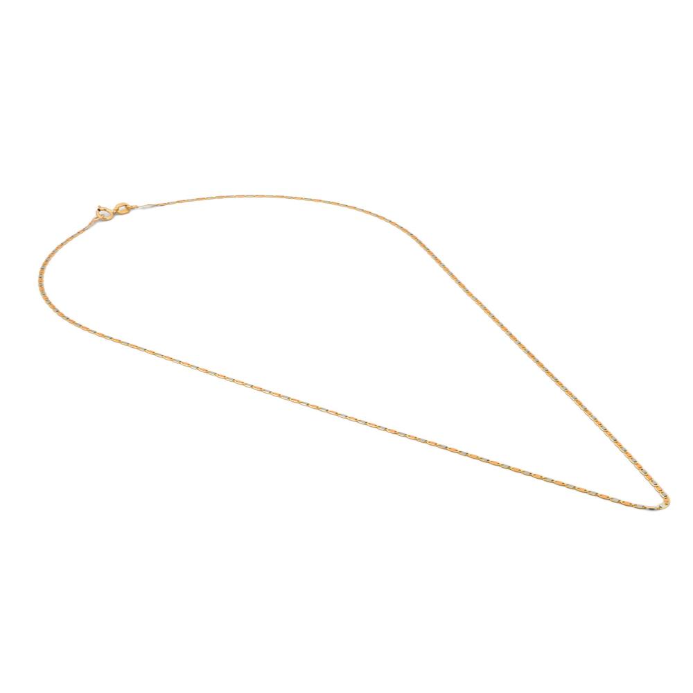 Foto 4 pulgar | Cadena Gucci Espejo Oro Sólido Florentino Italiano 10k 45 Cm