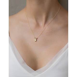 Foto 4 | Cadena Gargantilla Dama Corazón 3 Oros 14k Solido