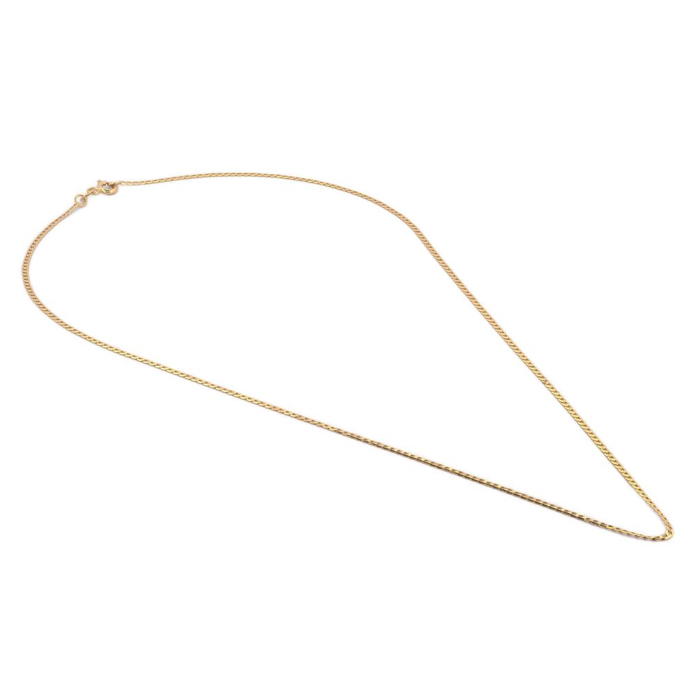 Foto 4 pulgar | Cadena Estilo Barbada Oro Amarillo Sólido 14k 45 Cm