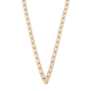 Foto 1 | Cadena Barbada Inglesa 45 Cm 1.5 Mm Diamantada Oro Sólido 14k