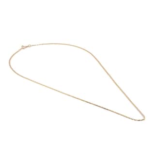 Foto 3 | Cadena Barbada Inglesa 45 Cm 1.5 Mm Diamantada Oro Sólido 14k