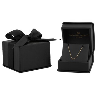 Foto 5 | Cadena Cubo Oro Italiano Sólido 14k 45 Cm