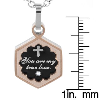 Foto 3 | Collar West Coast Jewelry Elya Para Mujer De Acero Inoxidable Con Circonita Cúbica - Venta Internacional.