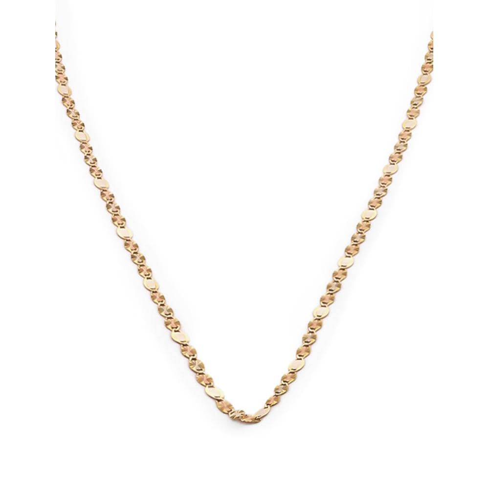 Cadena Gucci Combinada Oro Florentino Sólido 10k 40 Cm $2,925