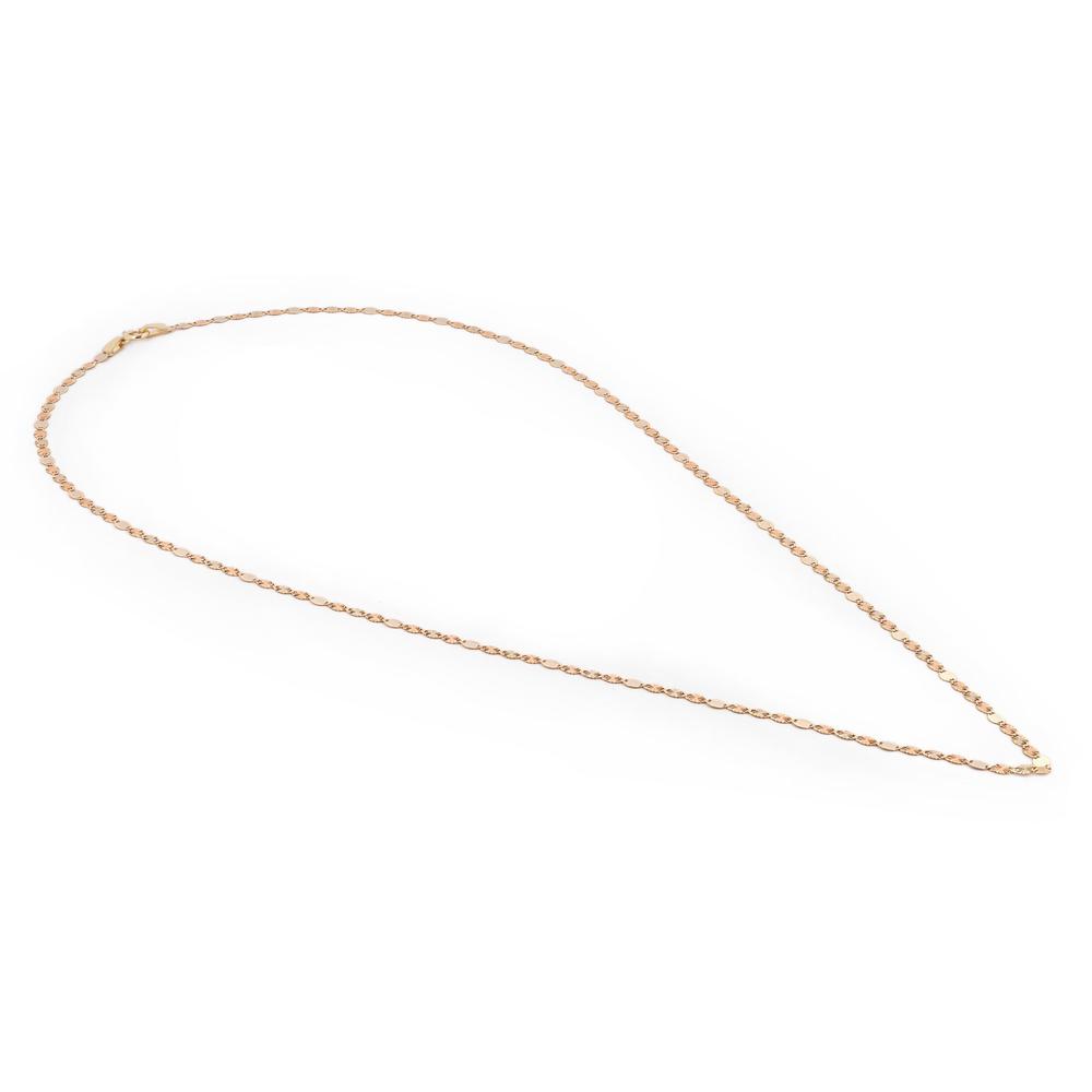 Foto 4 pulgar | Cadena Gucci Combinada Oro Florentino Sólido 10k 55 Cm
