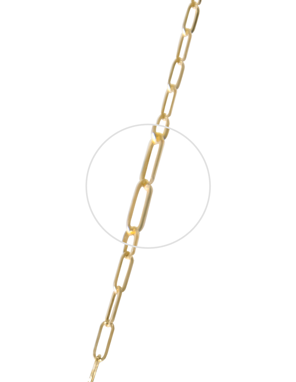 Foto 4 pulgar | Cadena Clip Paper 4mm 10k Oro