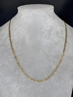 Foto 1 | Cadena Figaro 3x1 Oro Italiano 10 K 50cm X 2.8mm | Elegancia