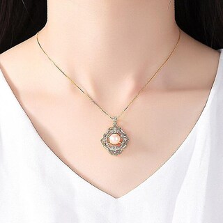 Foto 1 | Colgantes Huoguo Con Forma De Amuletos De Plata Maciza 925 Con Perla - Venta Internacional.