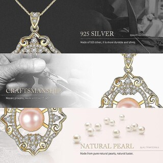 Foto 2 | Colgantes Huoguo Con Forma De Amuletos De Plata Maciza 925 Con Perla - Venta Internacional.