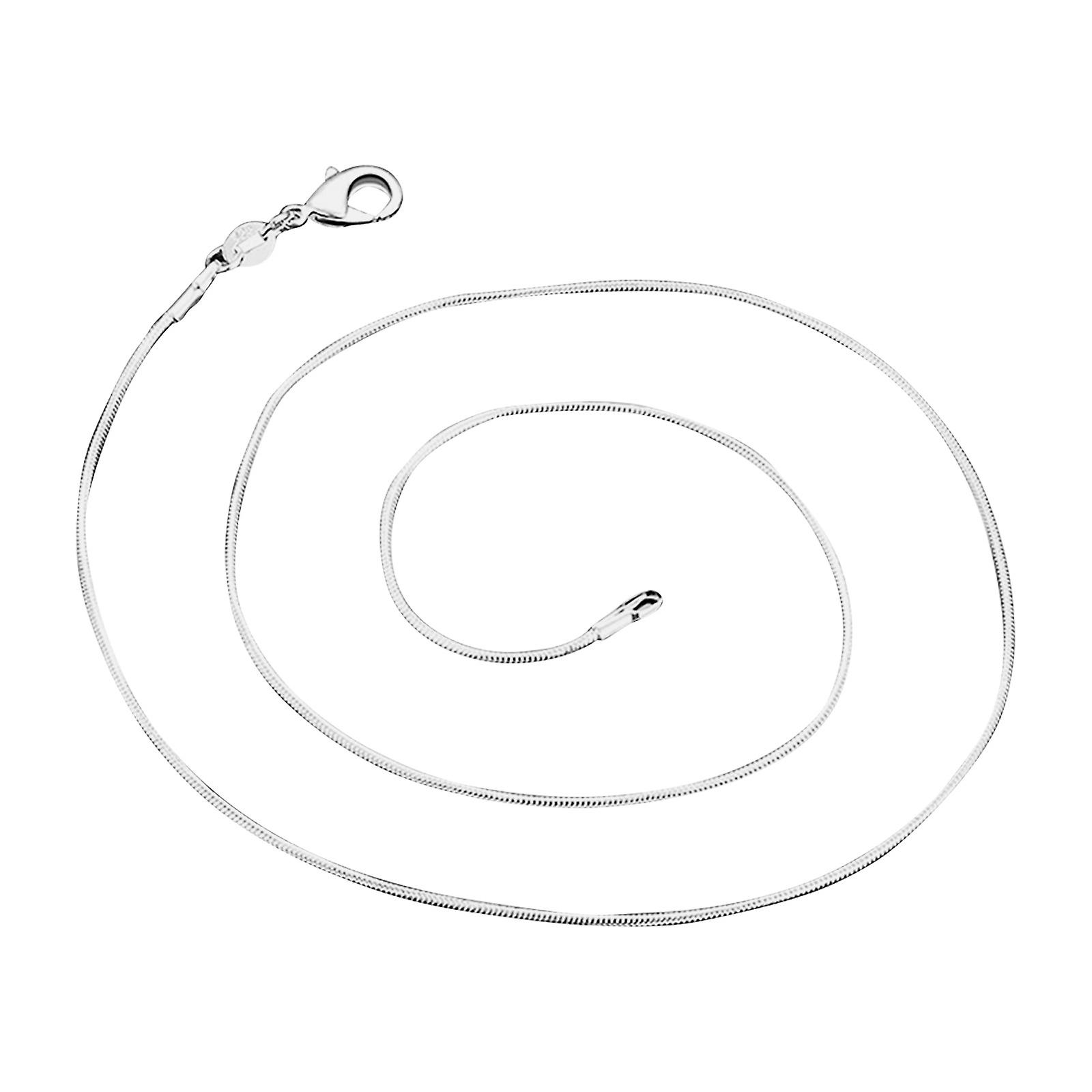 Foto 2 pulgar | Collar Huoguo Snake Chains De Aleación Plateada Para Hombre Y Mujer - Venta Internacional.