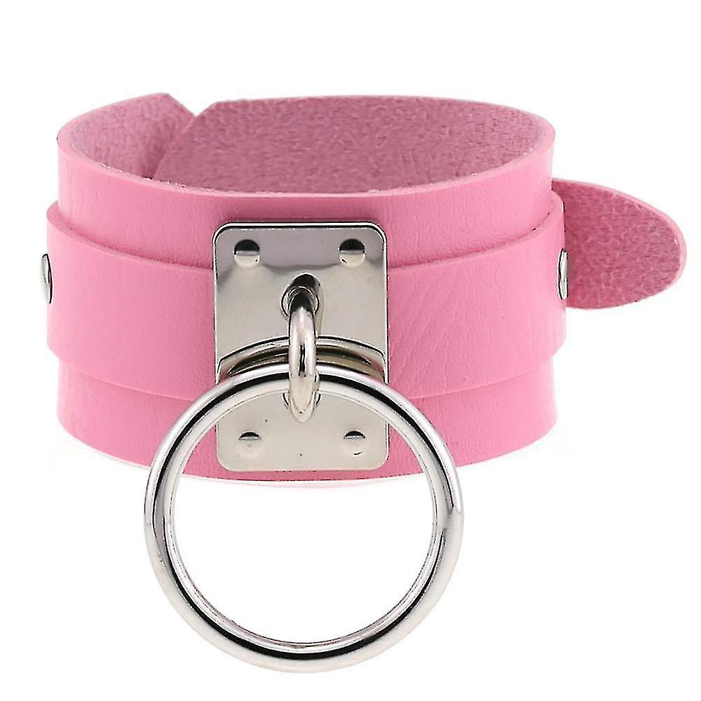 Foto 2 pulgar | Pulseras Huoguo De Piel Punk Gótica Hechas A Mano Para Mujer/hombre - Venta Internacional.
