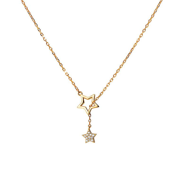 Foto 1 | Collar Huoguo Con Colgante De Estrella De Plata De Ley 925 Para Mujer - Venta Internacional.