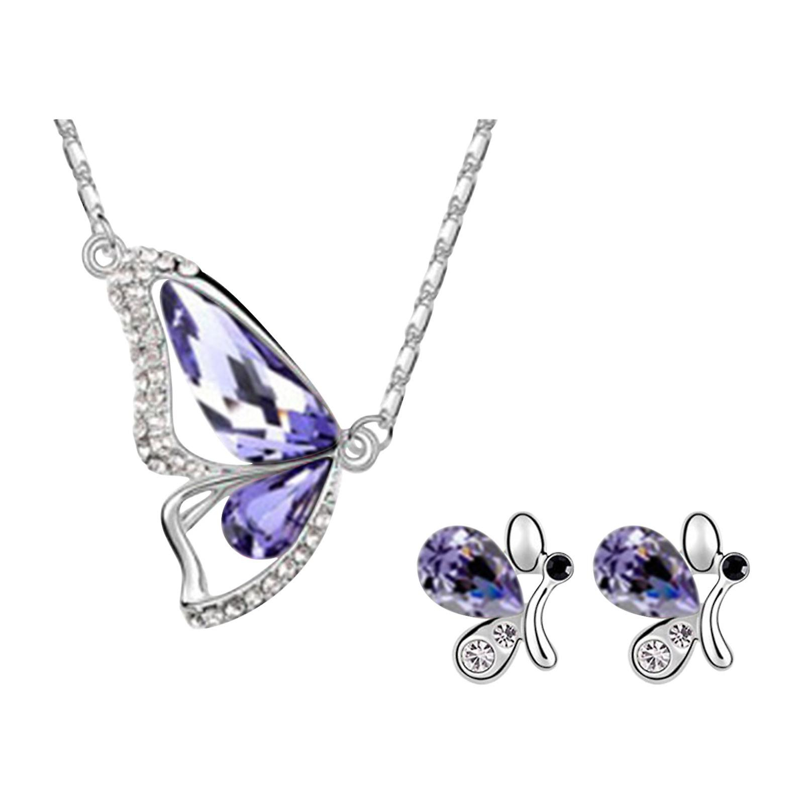 Foto 2 pulgar | Conjunto De Joyas Huoguo Collar Moon Splash A La Moda Para Mujer - Venta Internacional.