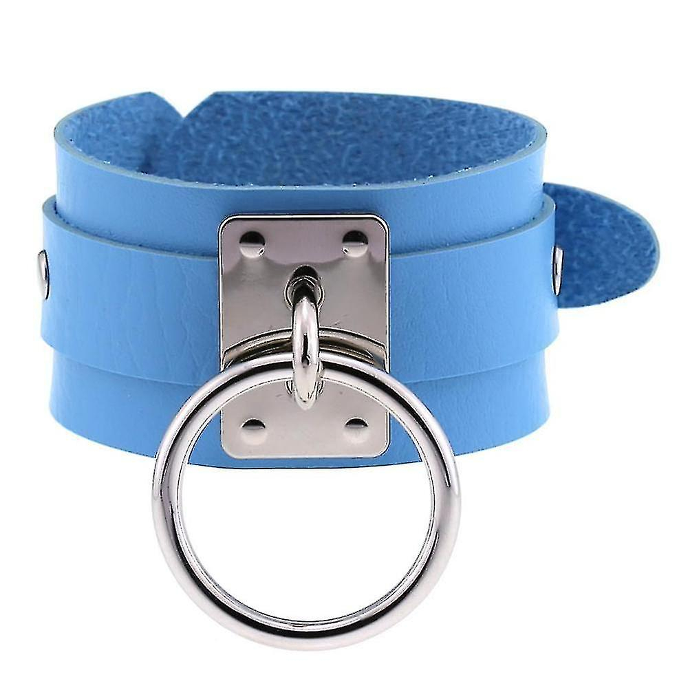 Foto 2 pulgar | Pulseras Huoguo Hechas A Mano De Piel Punk Gótica Para Mujer Y Hombre - Venta Internacional.