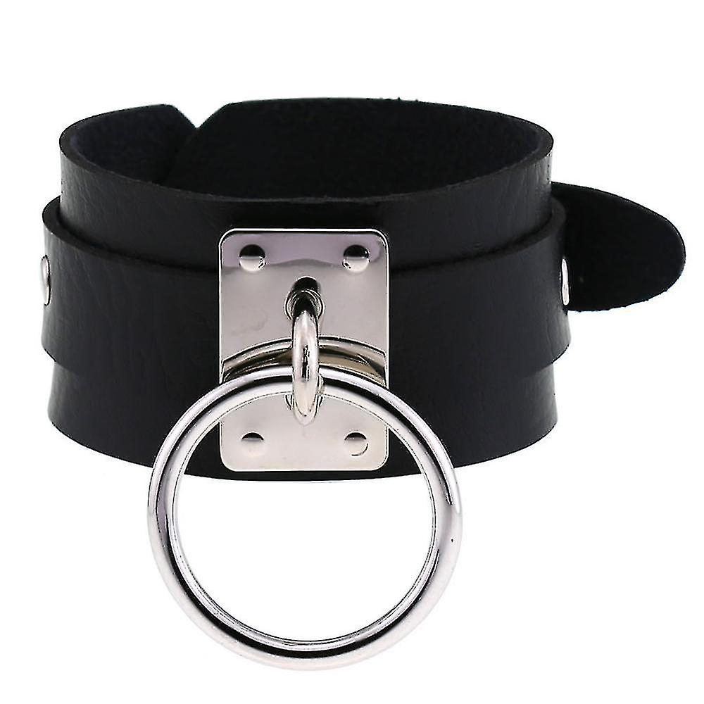 Foto 3 pulgar | Pulseras Huoguo Hechas A Mano De Piel Punk Gótica Para Mujer Y Hombre - Venta Internacional.
