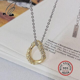 Foto 2 | Collar Con Colgante Huoguo De Plata De Ley 925 Irregular Para Mujer - Venta Internacional.