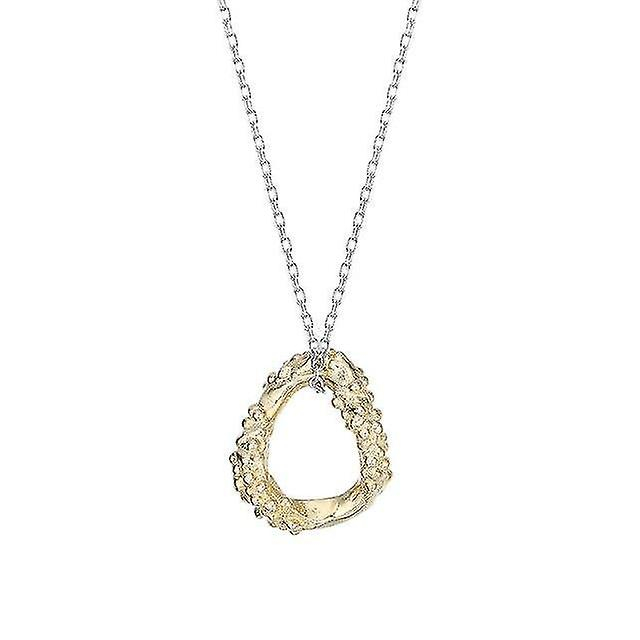Foto 5 pulgar | Collar Con Colgante Huoguo De Plata De Ley 925 Irregular Para Mujer - Venta Internacional.