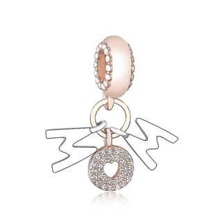 Foto 1 | Colgante De Plata De Ley 925 Con Forma De Letra De Mamá Para Mamá - Venta Internacional.