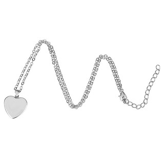 Foto 4 | Collar Con Colgante En Forma De Corazón Grabado «te Amo» Para Mamá - Venta Internacional.