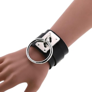 Foto 4 | Pulseras Huoguo Hechas A Mano De Piel Punk Gótica Para Mujer Y Hombre - Venta Internacional.