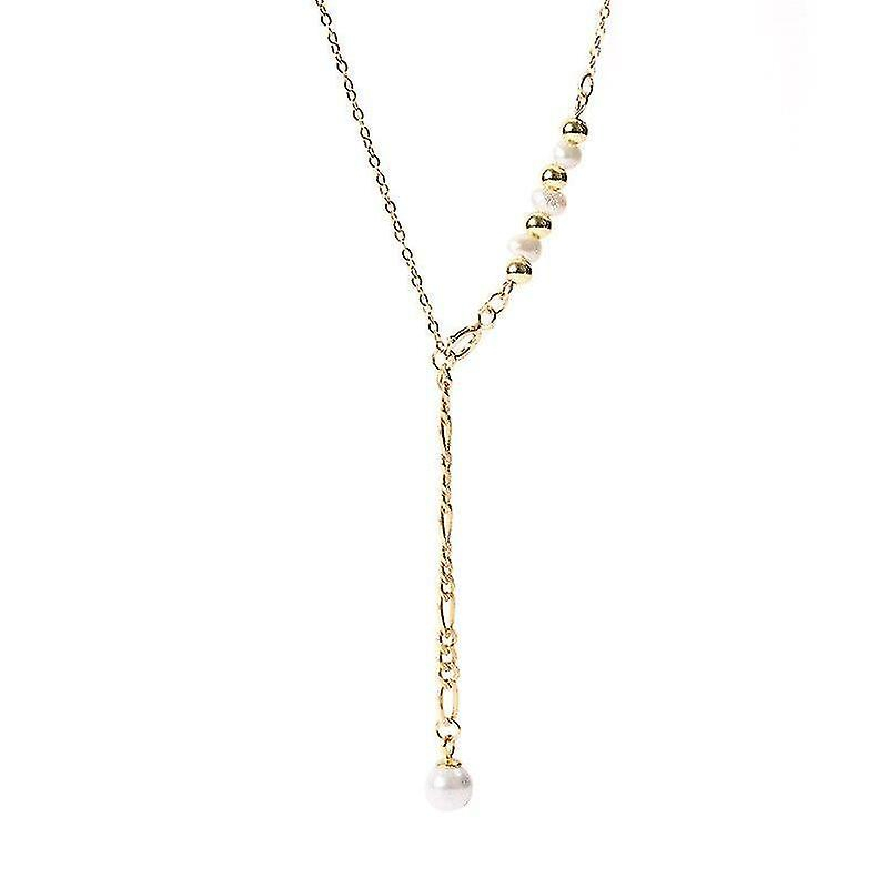 Foto 2 pulgar | Collar Huoguo De Perlas De Agua Dulce De Plata De Ley 925 Para Mujer - Venta Internacional.