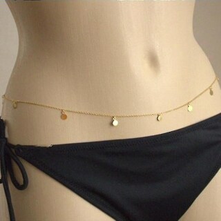 Foto 2 | Cadena De Cintura Cadena Corporal De Metal Multicapa Para Mujer Huoguo - Venta Internacional.