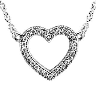 Foto 4 | Collar Huoguo Con Colgante De Corazón Amoroso En Plata De Ley 925 - Venta Internacional.