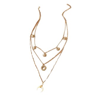 Foto 1 | Colgante Huoguo Circle Pearl Moon Star Para Mujer - Venta Internacional.