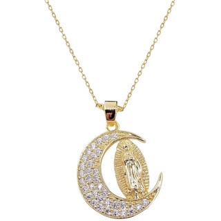 Foto 1 | Collar Huoguo Con Colgante Mary Con Diamantes De Imitación Para Mujer - Venta Internacional.