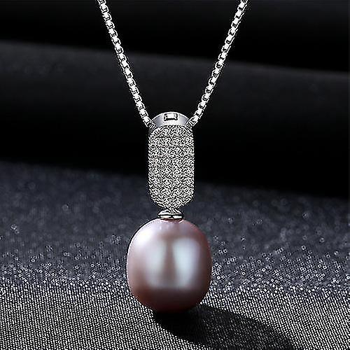 Foto 5 pulgar | Colgantes Huoguo Con Perlas De Agua Dulce De Plata 925 - Venta Internacional.