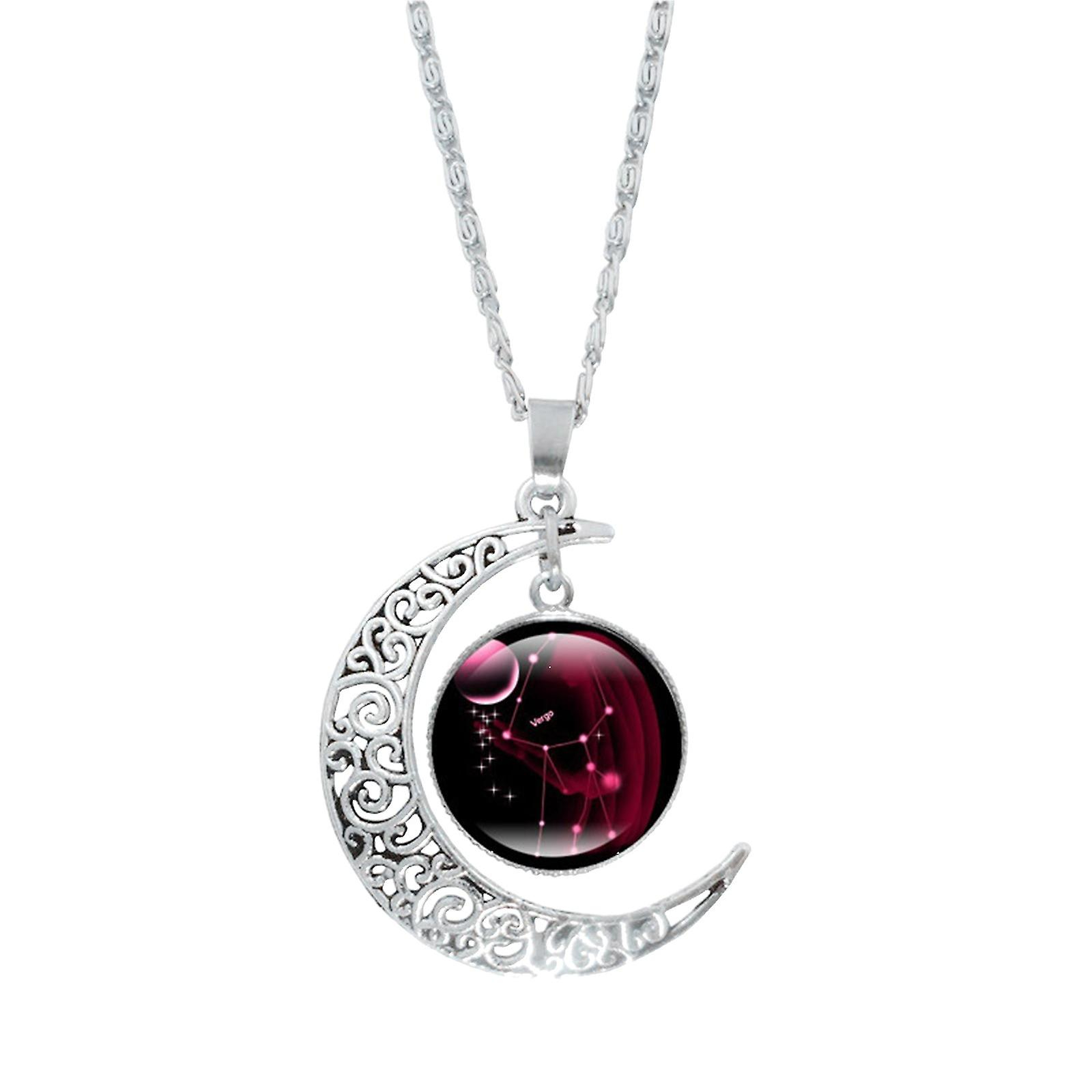 Foto 2 pulgar | Collar Huoguo Constellation Moon  12 Regalos Para Mamá Y Mujer - Venta Internacional.