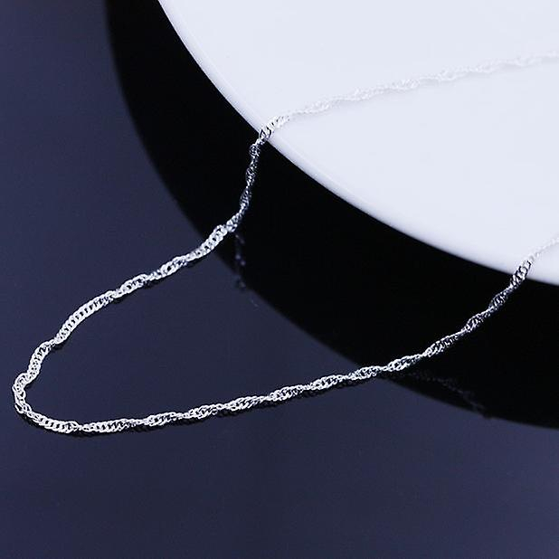 Foto 4 pulgar | Collar Huoguo Wave Chain Vintage De Alta Gama Para Mujer  45 Cm - Venta Internacional.