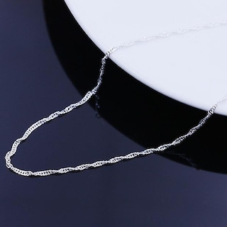 Foto 3 | Collar Huoguo Wave Chain Vintage De Alta Gama Para Mujer 45 Cm - Venta Internacional.