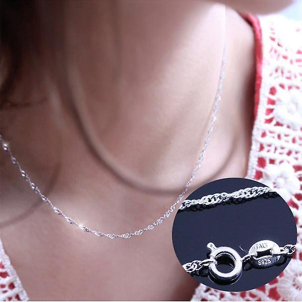 Foto 5 pulgar | Collar Huoguo Wave Chain Vintage De Alta Gama Para Mujer  45 Cm - Venta Internacional.