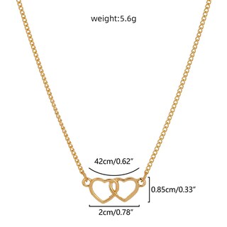 Foto 3 | Collar Huoguo Fashion Wild De Aleación De Doble Capa Para Mujer - Venta Internacional.