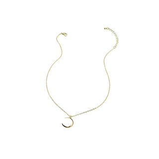 Foto 1 | Collar Huoguo Moon Alloy Para Mujer Con Cadena De Clavícula - Venta Internacional.