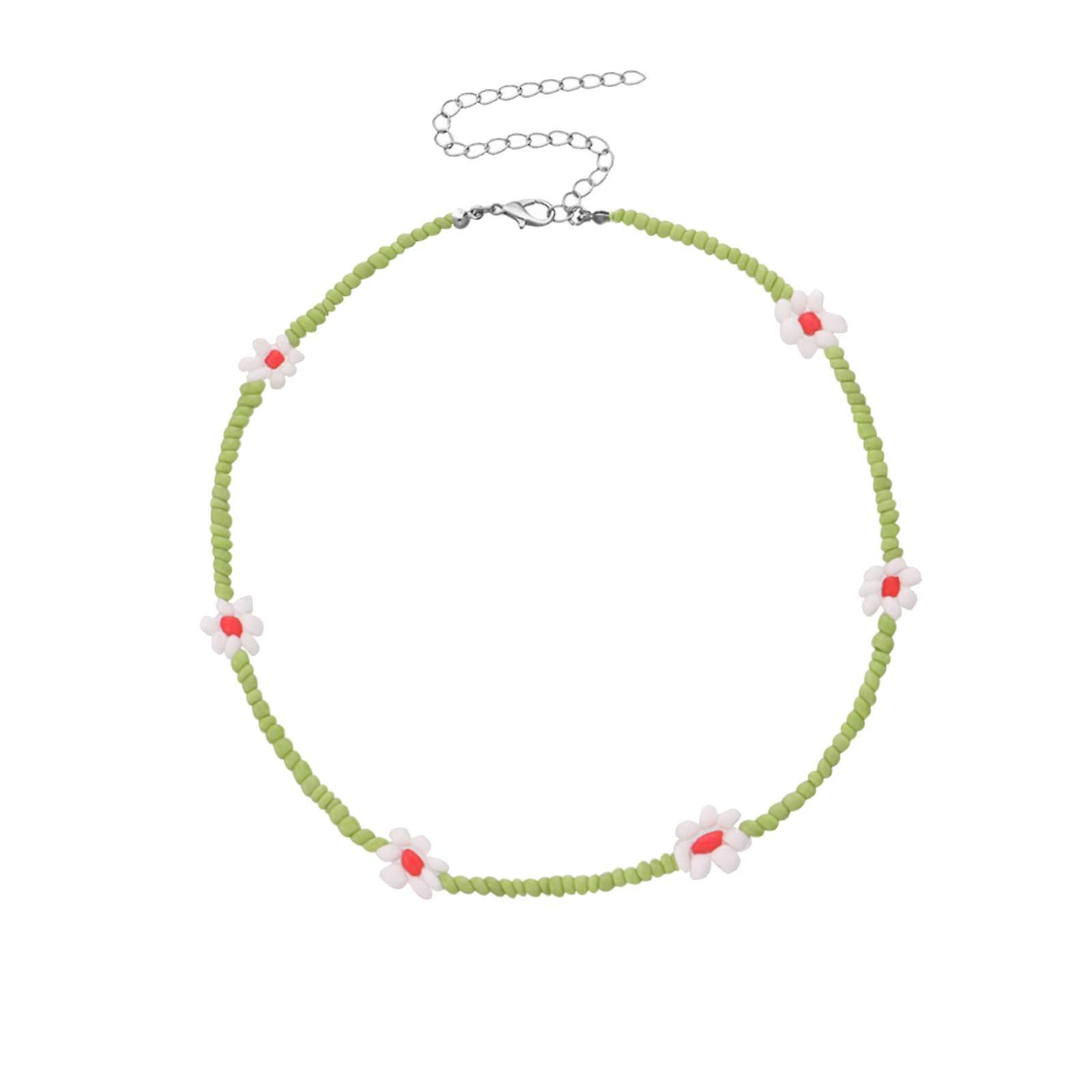 Foto 2 pulgar | Collar Huoguo Fashion Rice Beads Pearl Line Para Mujeres Y Niñas - Venta Internacional.