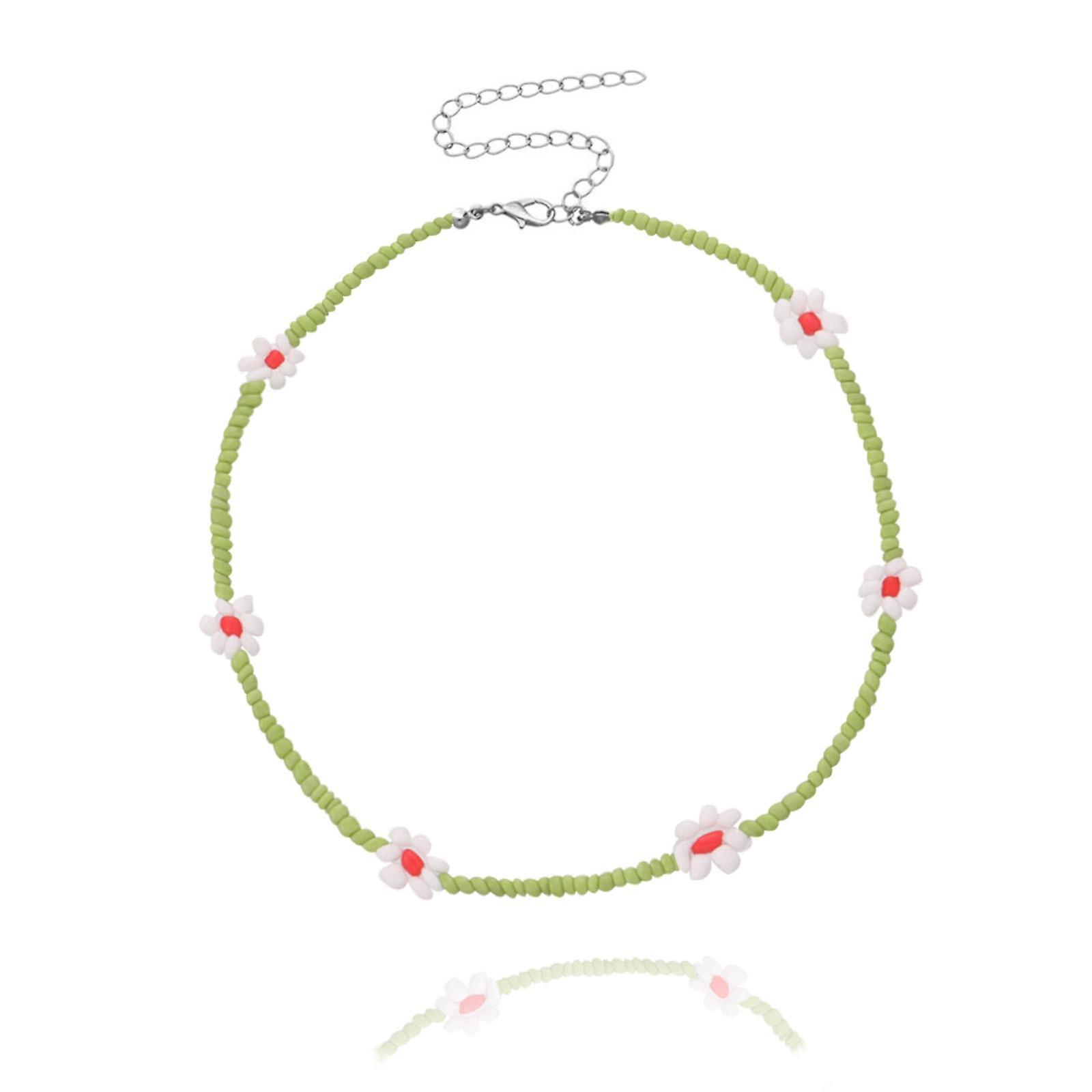 Foto 3 pulgar | Collar Huoguo Fashion Rice Beads Pearl Line Para Mujeres Y Niñas - Venta Internacional.