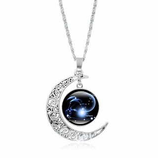 Foto 2 | Collar Huoguo Constellation Moon 12 Regalos Para Mamá Y Mujer - Venta Internacional.