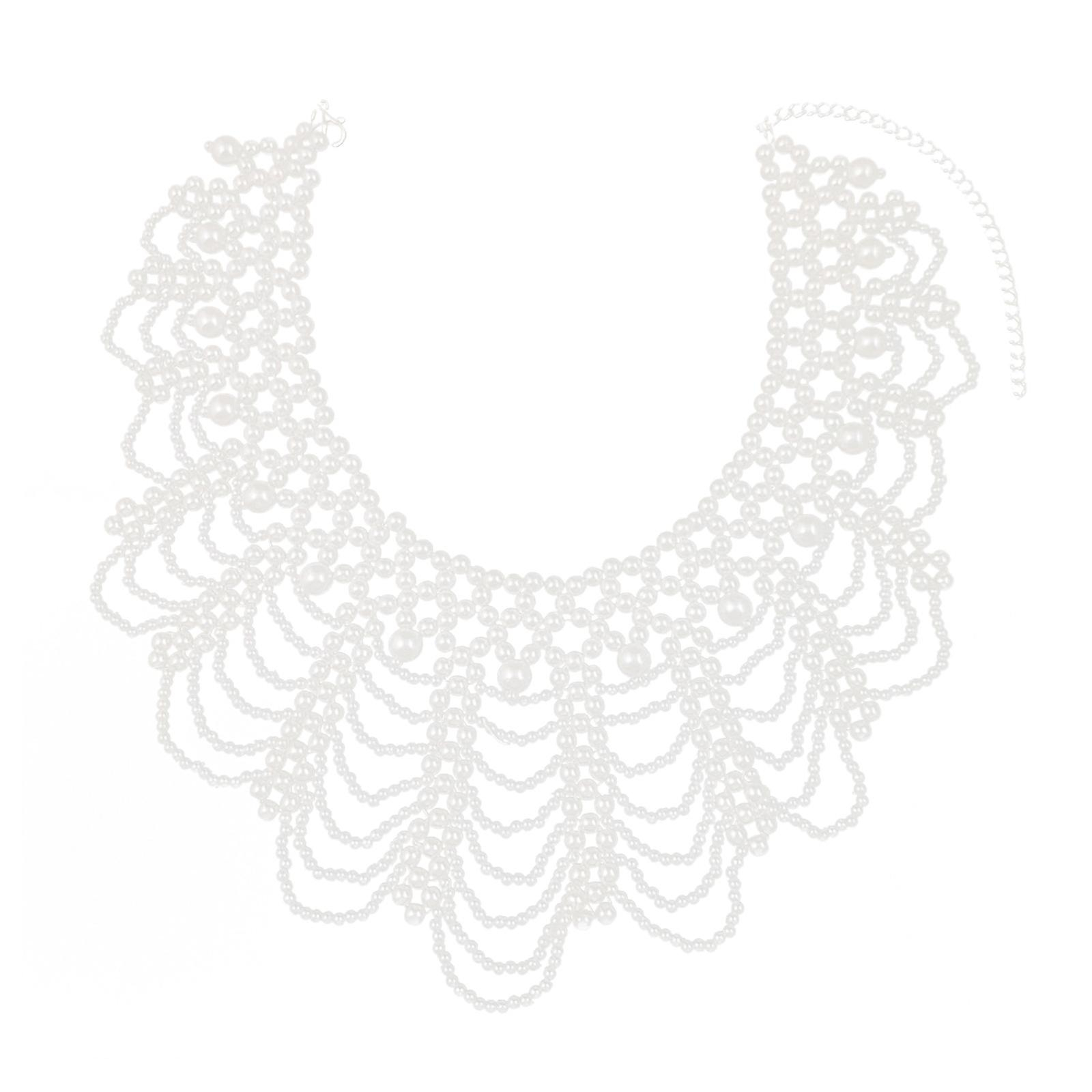 Foto 1 | Collar Huoguo  Desmontable  Ondulado  Con Perlas Moldeadas A Mano  De Regalo - Venta Internacional.