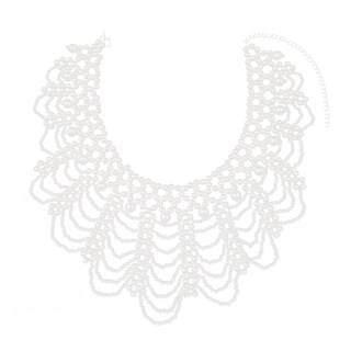Foto 1 | Collar Huoguo Desmontable Ondulado Con Perlas Moldeadas A Mano De Regalo - Venta Internacional.