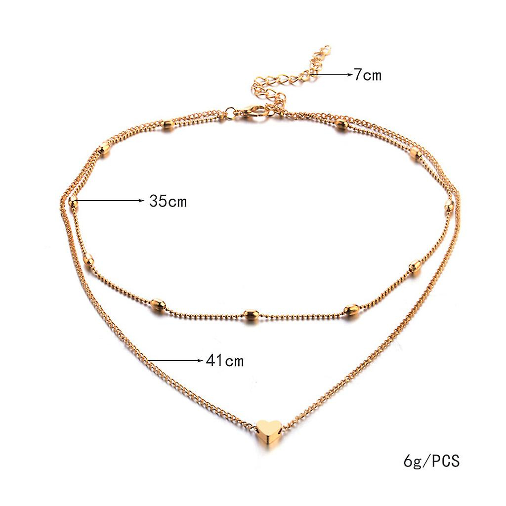 Foto 4 pulgar | Collar Huoguo Vintage Bohemian Retro Love Beals Para Mujer - Venta Internacional.