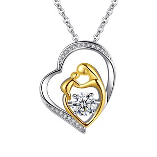 Foto 1 | Collar Huoguo Creative Love Zircon Mother Love Para Mujer - Venta Internacional.