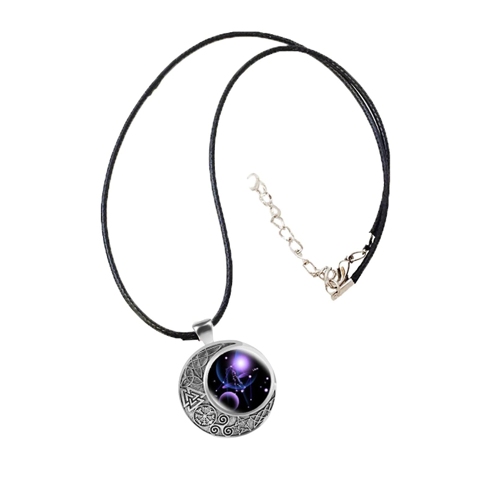 Collar Huoguo 12 Constellation De Aleación Chapado En Plata - Venta Internacional. $409