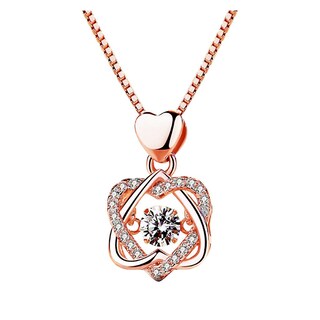 Foto 1 | Colgante Huoguo Con Forma De Corazón De Amor Con Cristales Para Mujer - Venta Internacional.