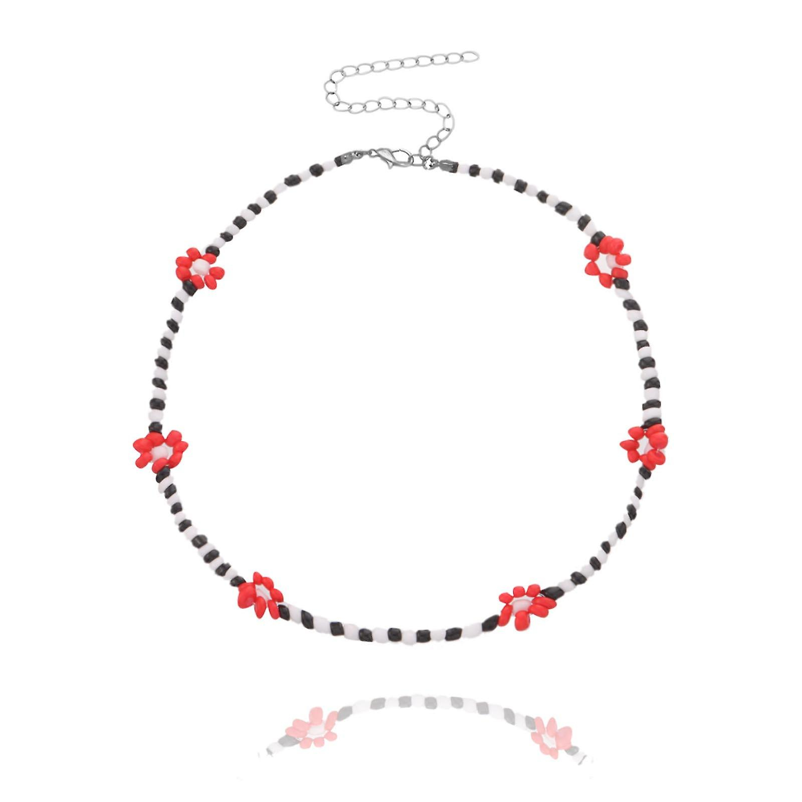 Foto 2 | Collar Huoguo Fashion Rice Beads Pearl Line Para Mujeres Y Niñas - Venta Internacional.
