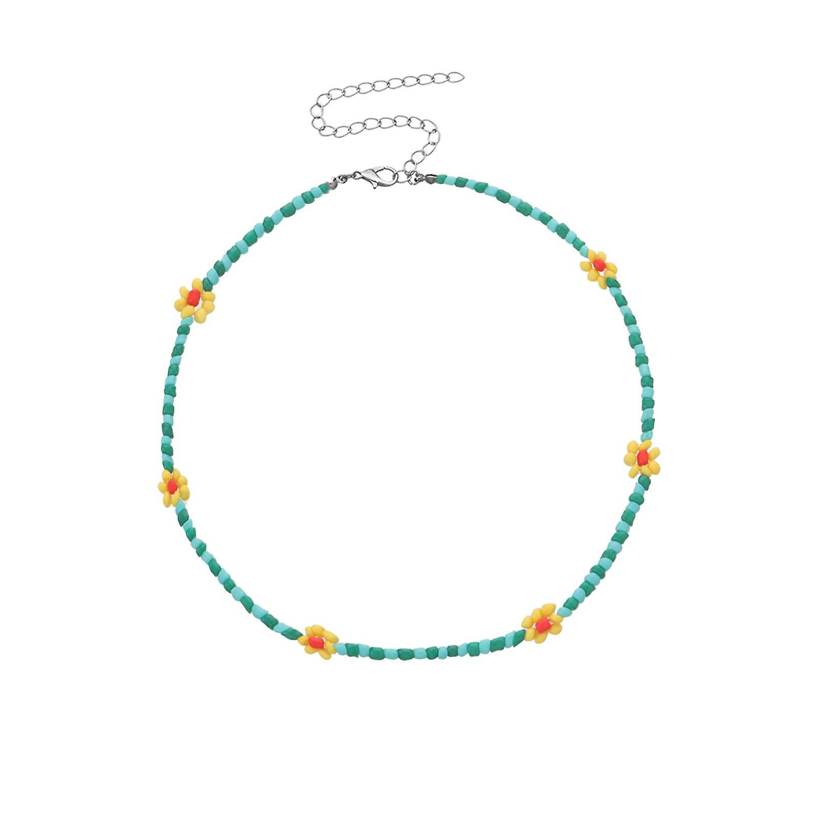 Foto 2 pulgar | Collar Huoguo Fashion Rice Beads Pearl Line Para Mujeres Y Niñas - Venta Internacional.